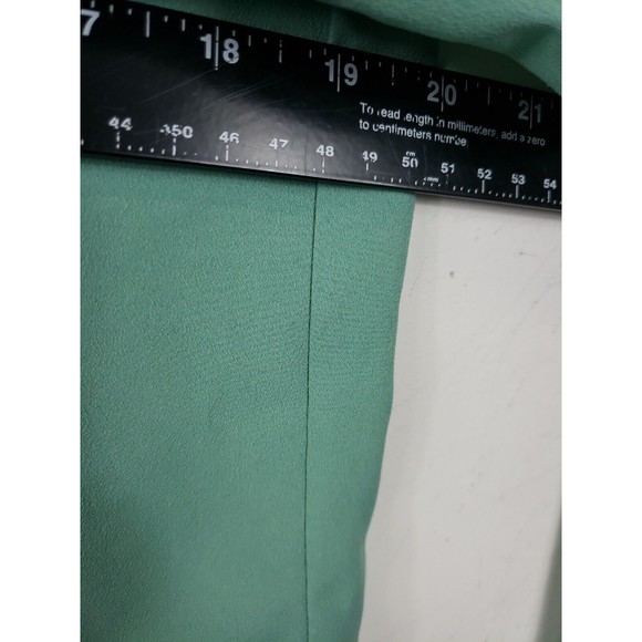 Van Heusen Women's Green long Sleeve Blouse Size M polyester - Picture 7 of 9